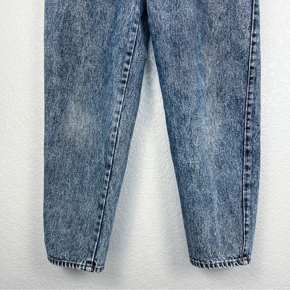 Jordache Vintage 80's Stonewash Jeans Embroidered Rose Logo High-Rise 13/14 - Picture 4 of 13